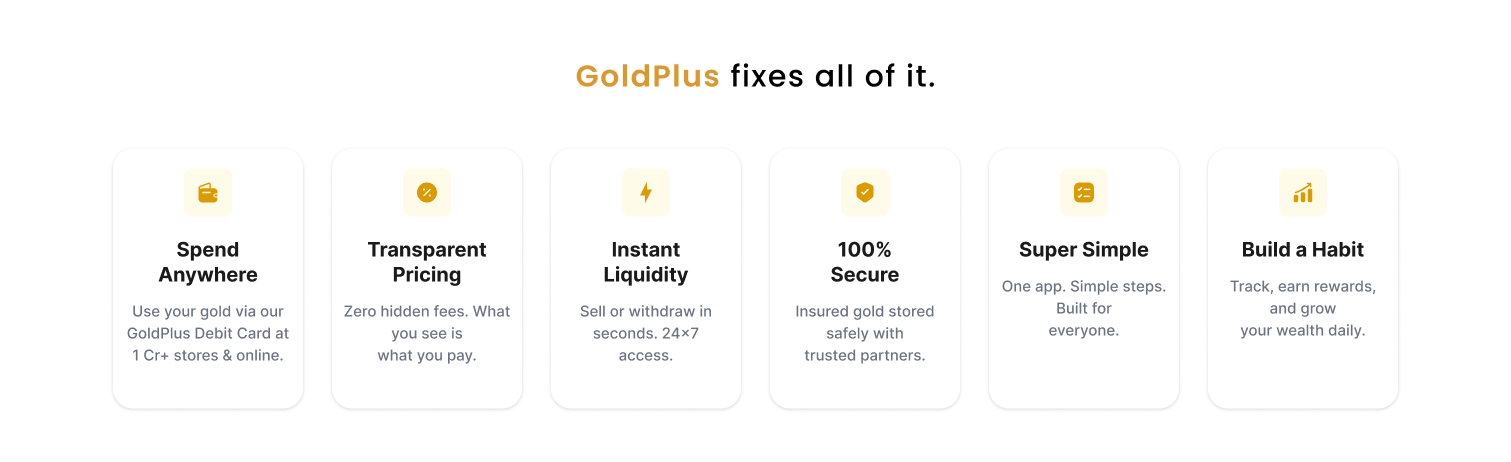 GoldPlus fixes all of it